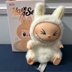 POP MART Labubu Cream SiSi have a seat